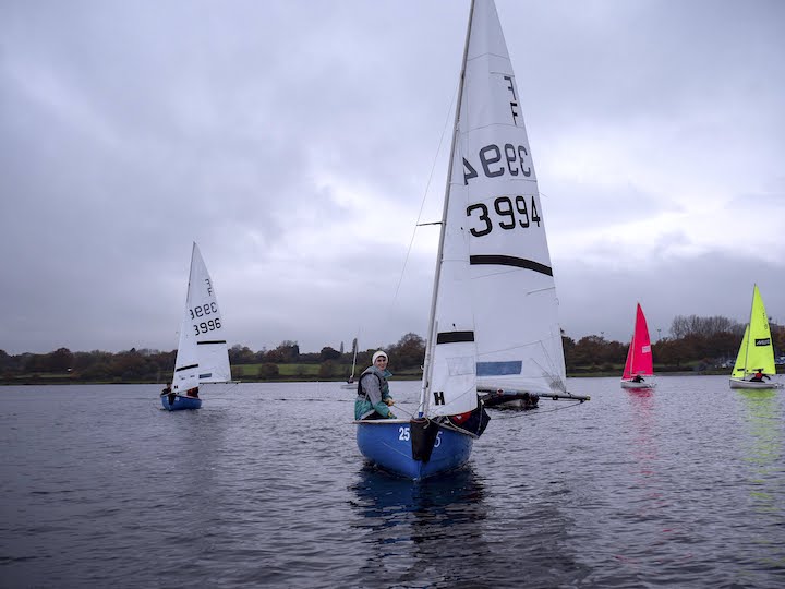 Cambridge Sailor Adam Rathmell competing for the winning team OTRA