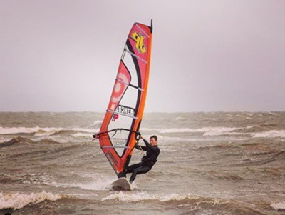 Photo of windsurfing