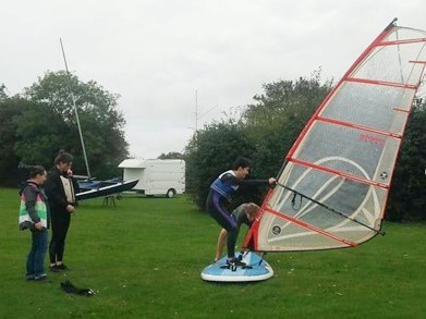 Photo of windsurfing